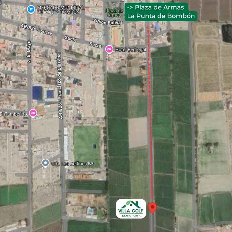 plano villagolf etapa playa ubicacion